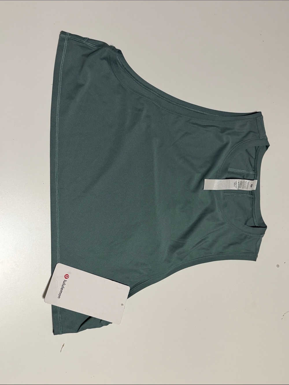 lululemon athletica Women's Teal-Blue Athletic Tank Top